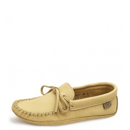 "Laurentian Chief Moccasins, padded ski sole" Laurentian Chief Moccasins