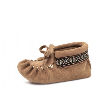 "Laurentian Chief Bootie moccasin braid 1, insole" Laurentian Chief Baby