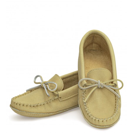 "Moccasin single lacing, padded sole" Laurentian Chief Moccasins
