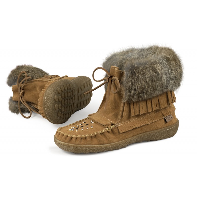Comanche, fur trim, long fring, lined, beaded, nat. italia sole Laurentian Chief All products