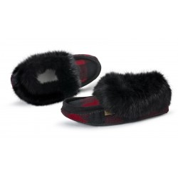 "Laurentian Chief Slipper polar, fur trim, orlon, padded sole" Laurentian Chief Popular Products
